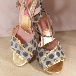 Betsey Johnson Polka Dot Heels